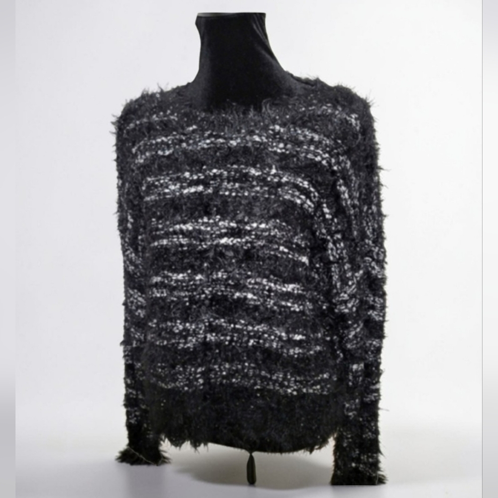 APT 9 Sparkling Fringe Sweater